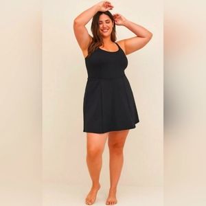 Torrid - Size 4 - Active Swim Dress with attached shorts underneath NWT